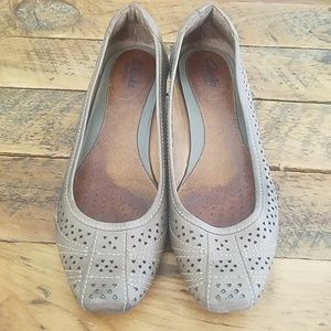 Clarks Artisan Wedge Leather Shoes ♡ Size 7.5